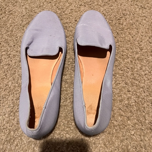 Blue and white stripe loafers - Picture 2 of 5